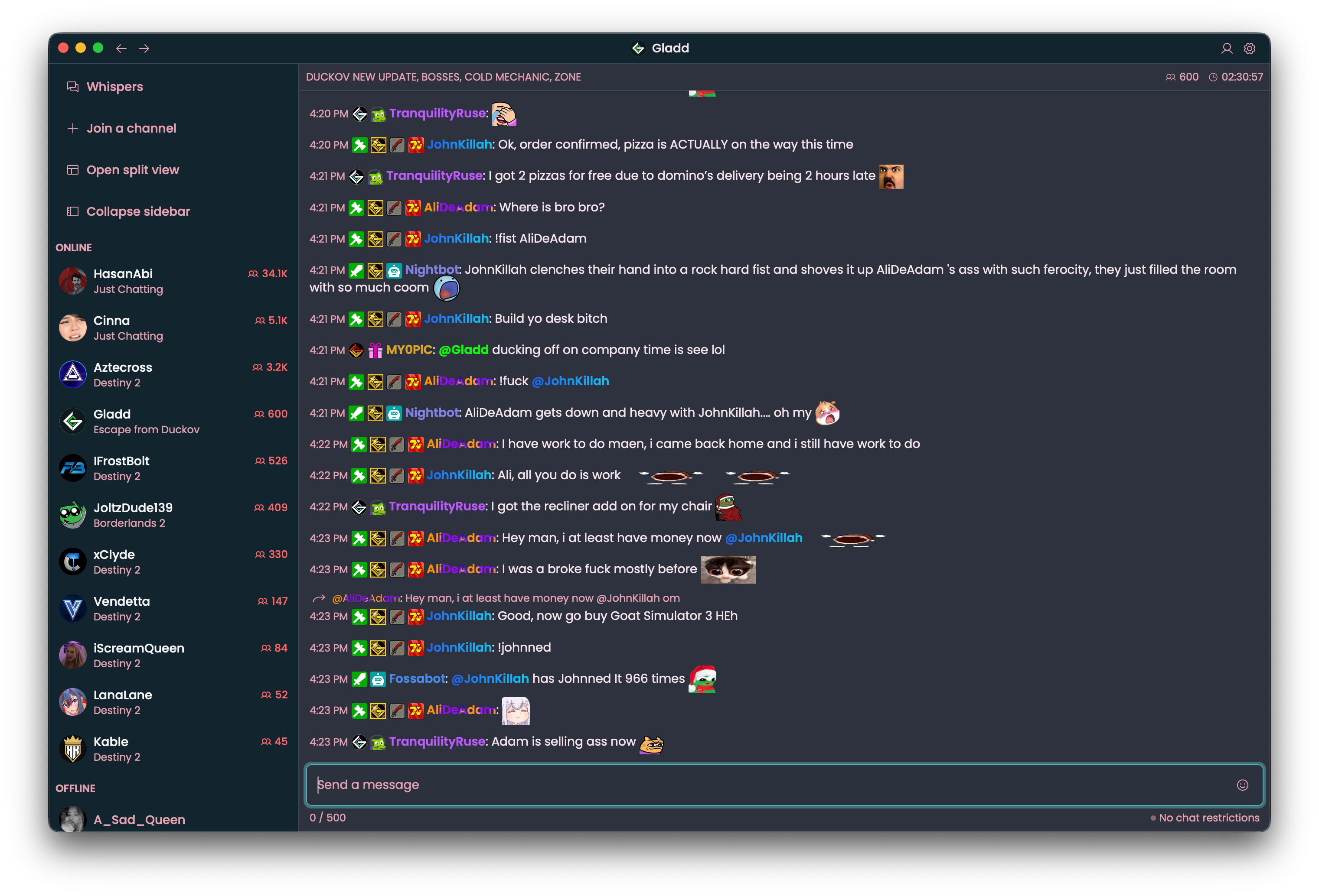 The Bubblegum theme applied to Hyperion